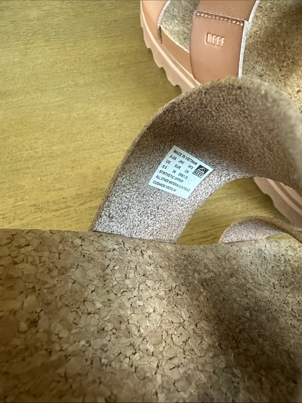 Reef Women's Brown Double-Strap Slide Sandals - Picture 3 of 3